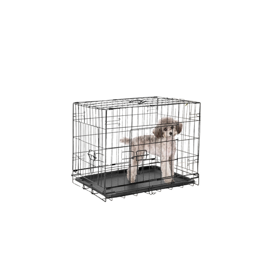 JHK Extra Large Folding Metal Dog Crate
