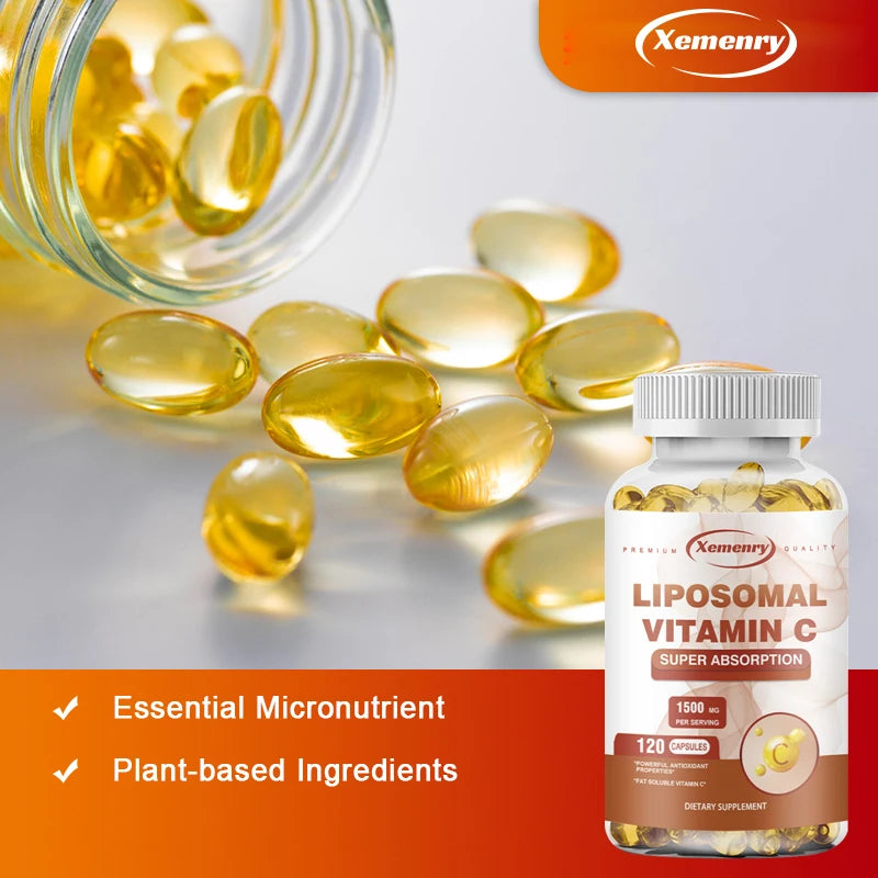 Liposomal Vitamin C – Immunity & Collagen Support – 120 Caps