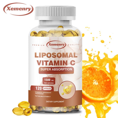 Liposomal Vitamin C – Immunity & Collagen Support – 120 Caps