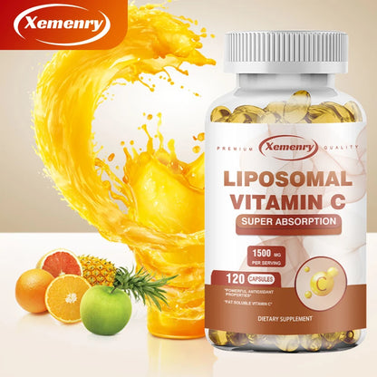 Liposomal Vitamin C – Immunity & Collagen Support – 120 Caps