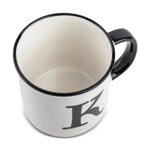 White Stoneware Coffee Mug