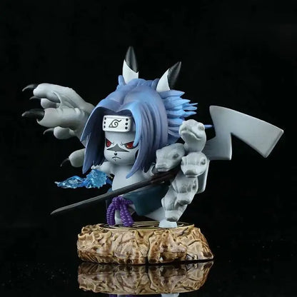 Naruto Pikachu Sasuke Uchiha 10cm PVC Figure