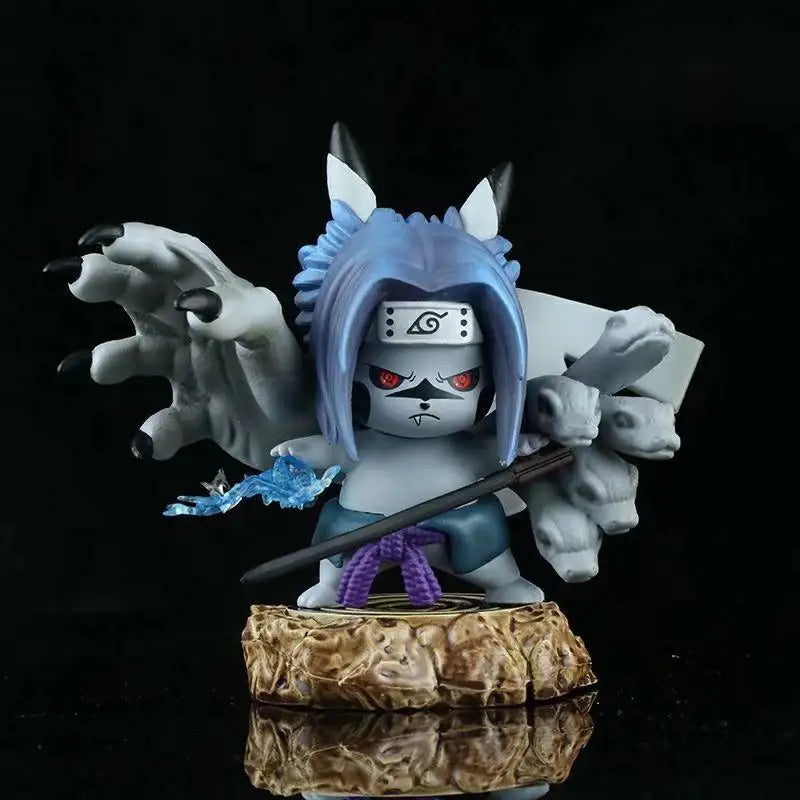 Naruto Pikachu Sasuke Uchiha 10cm PVC Figure