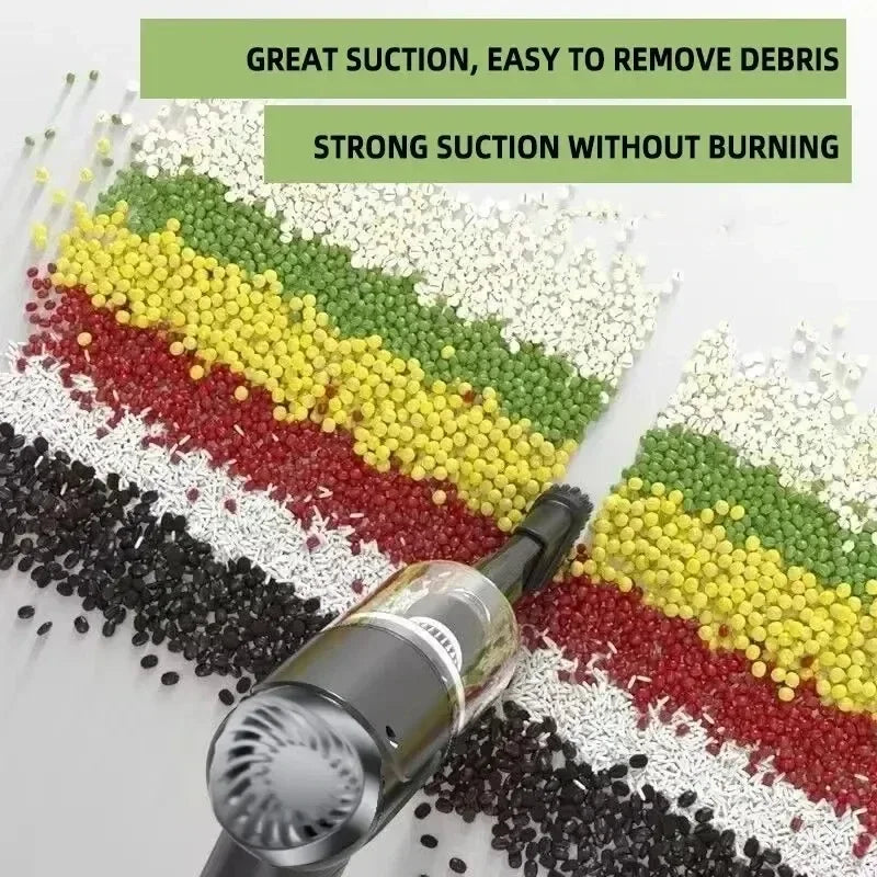 Wireless Car Vacuum – 120W Cordless Rechargeable Cleaner