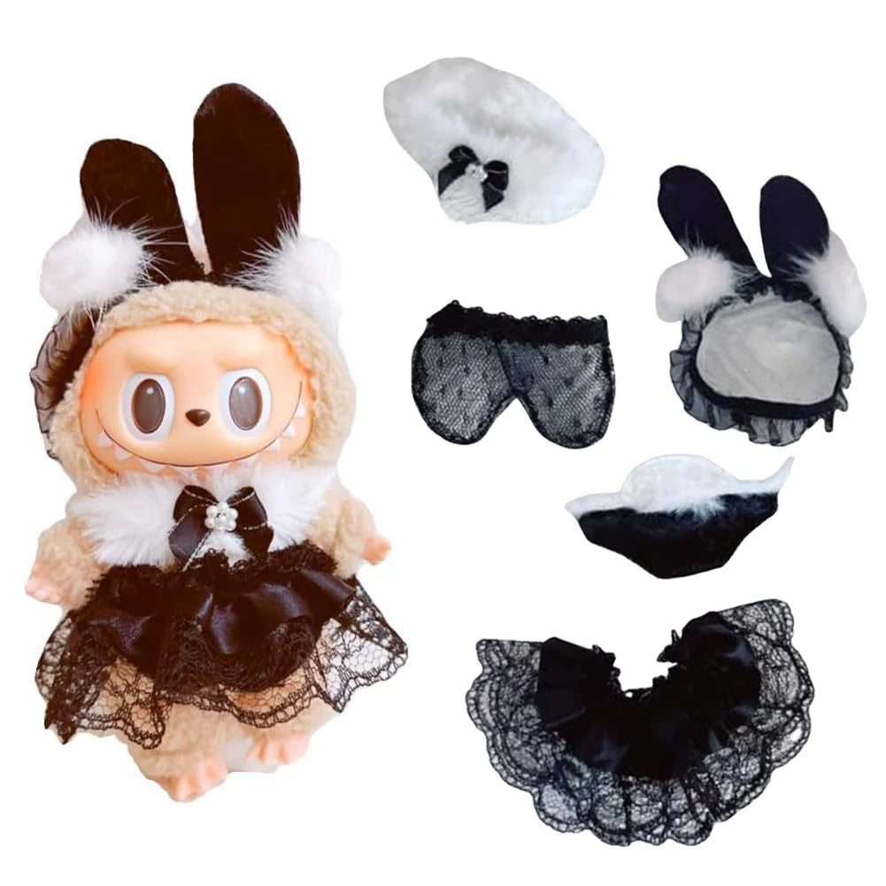 Labubu 17cm Doll Clothes Set