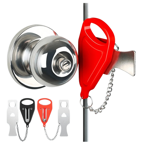 Portable Door Lock for Travel & Home Security