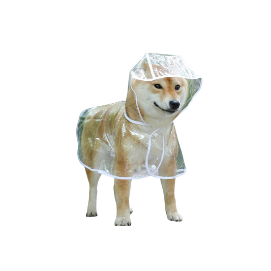 Waterproof Transparent Dog Raincoat